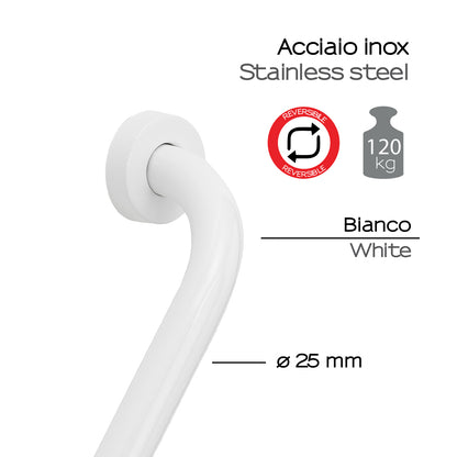 Maniglione reversibile 135° Up di Gedy - Bianco by CeramicStore | Lo specialista del tuo bagno