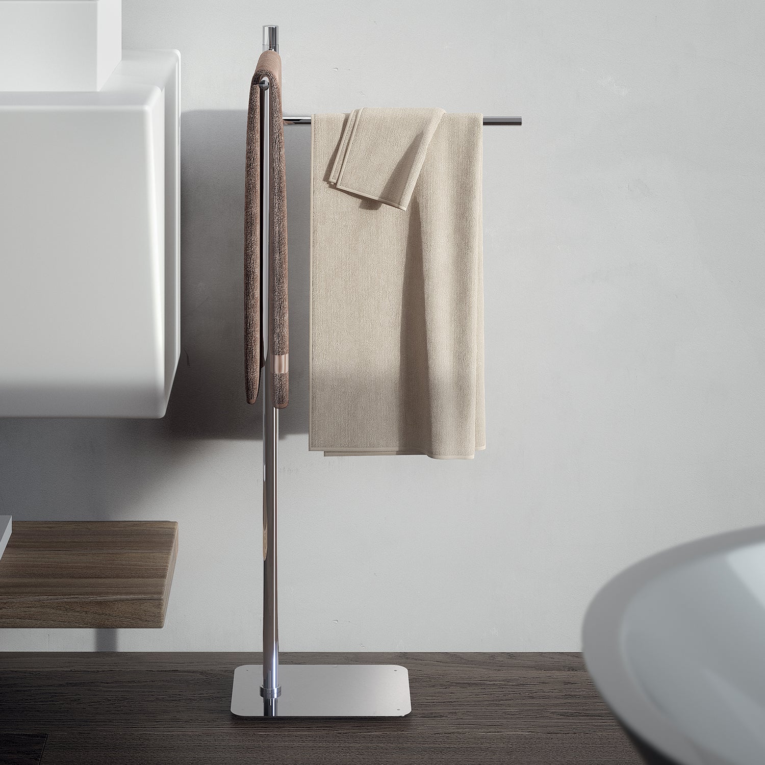 Piantana porta asciugamani Artà¹ di Gedy - Cromato