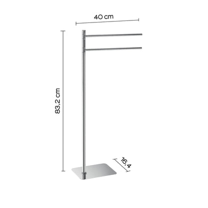 Piantana porta asciugamani Artà¹ di Gedy - Cromato
