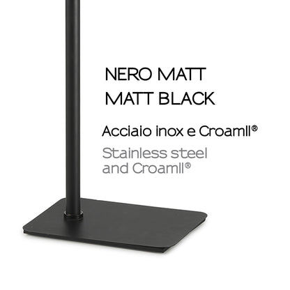 Piantana porta asciugamani Artà¹ di Gedy - Nero Matt