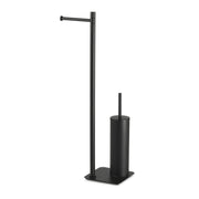 Piantana portarotolo e porta scopino Artà¹ di Gedy - Nero Matt