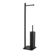 Piantana portarotolo e porta scopino Artà¹ di Gedy - Nero Matt