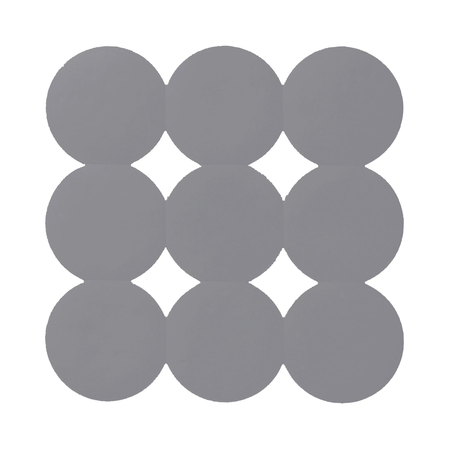 Tappeto antiscivolo doccia Giotto di Gedy 55x55 cm - Grigio by CeramicStore | Lo specialista del tuo bagno