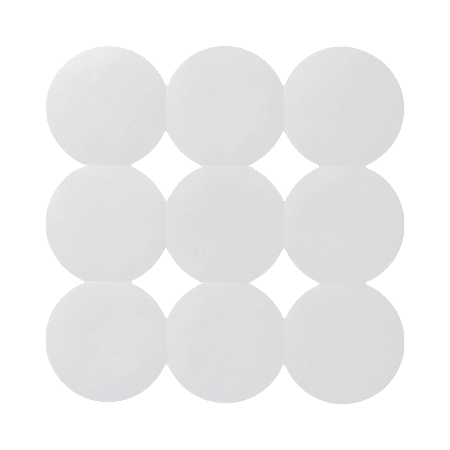 Tappeto antiscivolo doccia Giotto di Gedy 55x55 cm - Bianco by CeramicStore | Lo specialista del tuo bagno