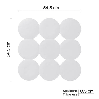 Tappeto antiscivolo doccia Giotto di Gedy 55x55 cm - Bianco by CeramicStore | Lo specialista del tuo bagno
