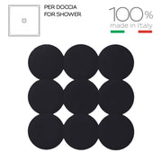 Tappeto antiscivolo doccia Giotto di Gedy 55x55 cm - Nero Matt by CeramicStore | Lo specialista del tuo bagno