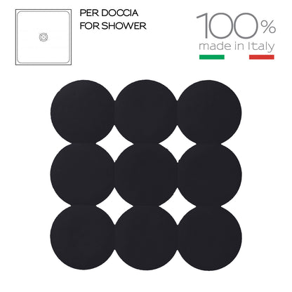 Tappeto antiscivolo doccia Giotto di Gedy 55x55 cm - Nero Matt by CeramicStore | Lo specialista del tuo bagno