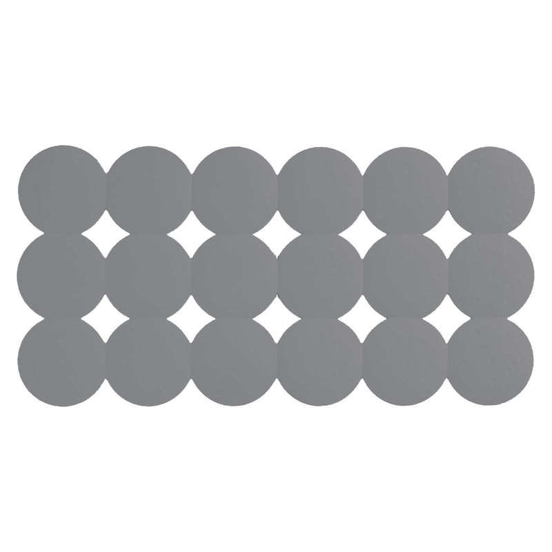 Tappeto antiscivolo vasca Giotto di Gedy 39x79 cm - Grigio by CeramicStore | Lo specialista del tuo bagno