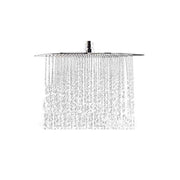 Soffione quadro modello Premium Line 25x25 cm inox cromato Collezione Premium Shower by CeramicStore | Lo specialista del tuo bagno