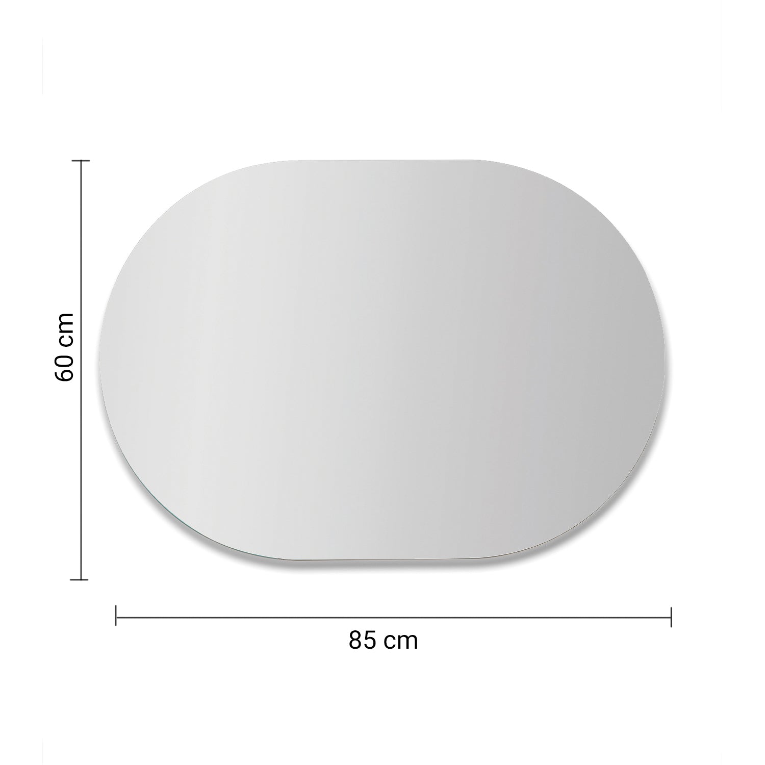 Specchio filo lucido ovale 85x60 con luci a led modello Amedeo di Gedy by CeramicStore | Lo specialista del tuo bagno