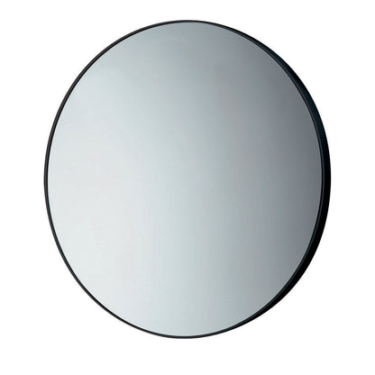 Specchio diametro 60 cm di Gedy con cornice in resine termoplastiche - Nero by CeramicStore | Lo specialista del tuo bagno