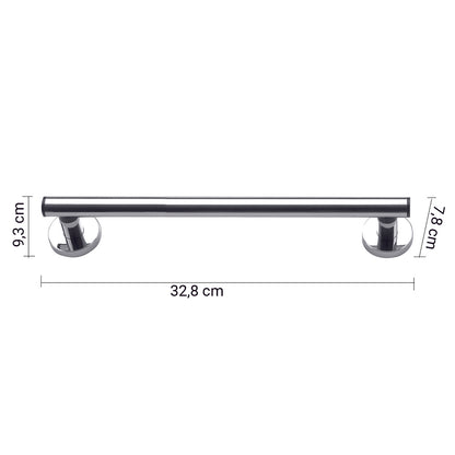 Maniglione orizzontale e verticale cm 32 adatto per anziani e disabili