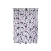 Tenda doccia in poliestere modello Mosaico 180 x 200 cm - Multicolore/Viola by CeramicStore | Lo specialista del tuo bagno