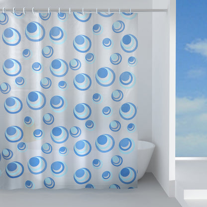 Tenda doccia Gedy in Peva modello Orbita 240x200 cm con anelli inclusi by CeramicStore | Lo specialista del tuo bagno