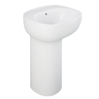 Lavabo autoportante modello Illusion Rak Ceramics con foro per rubinetto cm 54x44 by CeramicStore | Lo specialista del tuo bagno