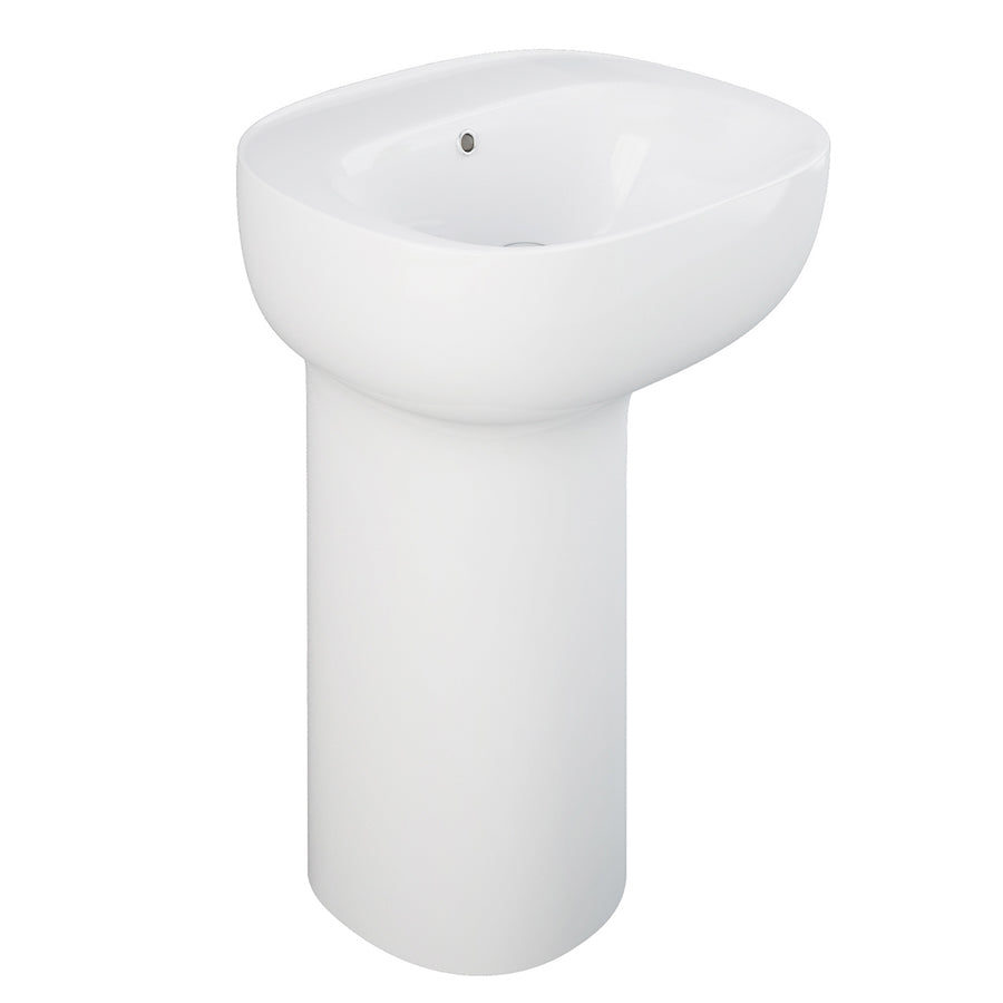Lavabo autoportante modello Illusion Rak Ceramics con foro per rubinetto cm 54x44 by CeramicStore | Lo specialista del tuo bagno