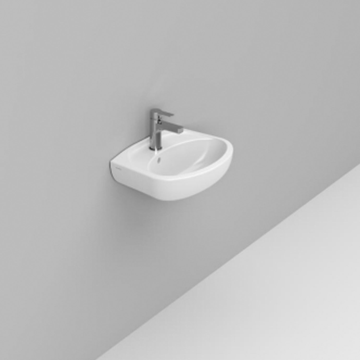 Lavabo sospeso modello Maddalena in ceramica 46x34 cm H. 17,5 cm by CeramicStore | Lo specialista del tuo bagno