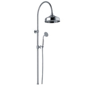 Colonna doccia tonda 2,2cm in ottone con soffione e attacco 3/4F by CeramicStore | Lo specialista del tuo bagno