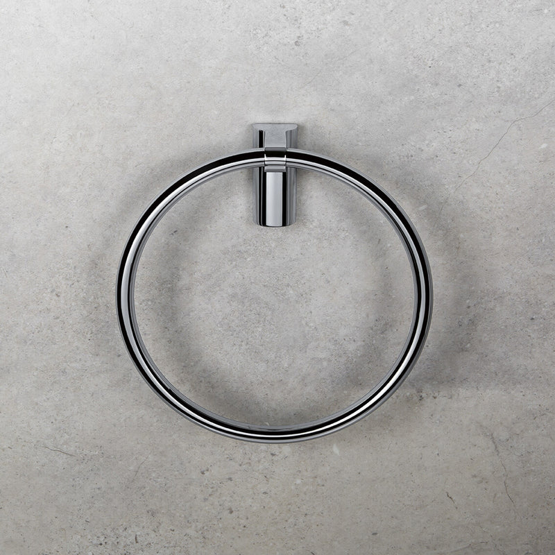 Porta salvietta ad anello in ottone collezione Luna di Colombo Design by CeramicStore | Lo specialista del tuo bagno