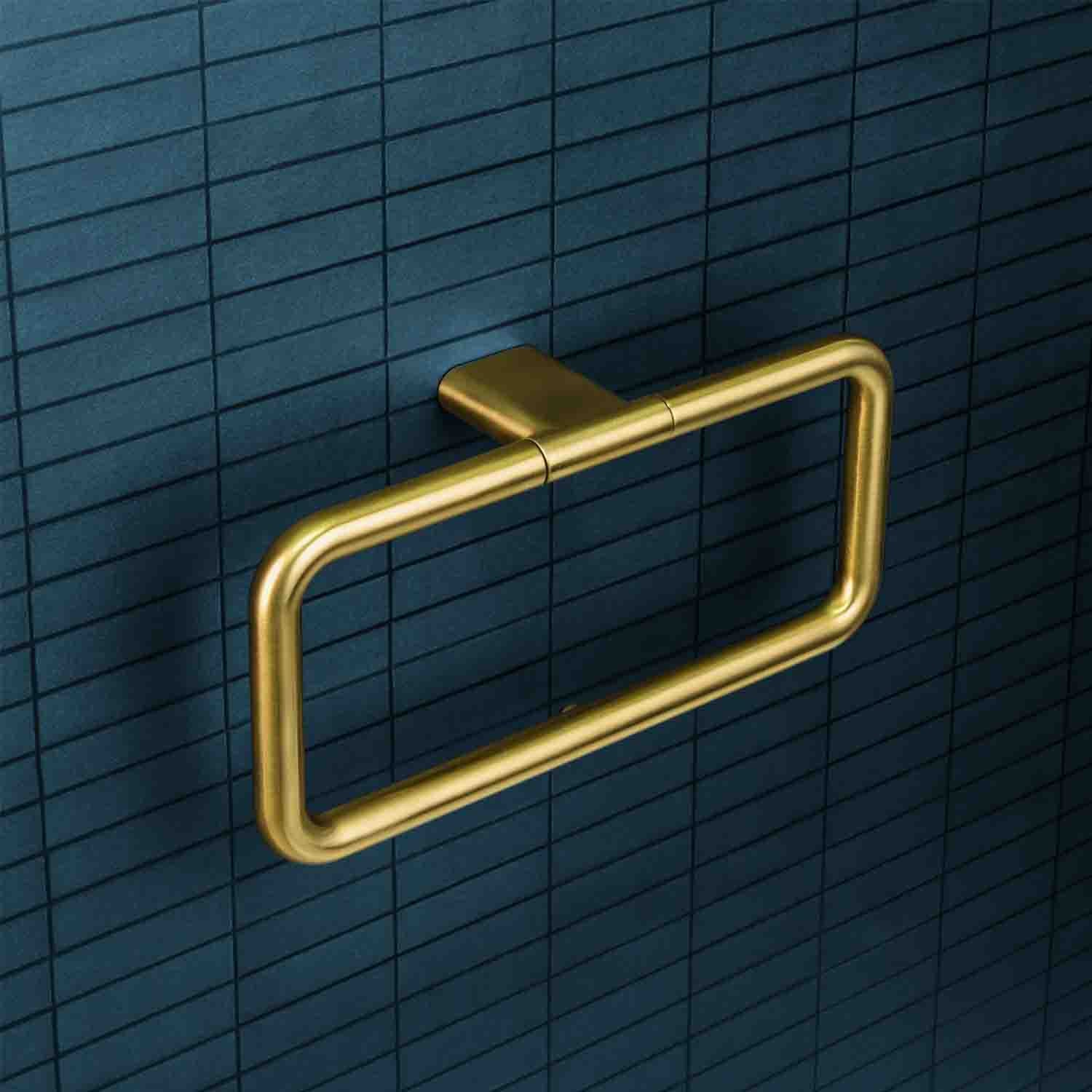 Porta salviette ad Anello in ottone cromato Colombo Design collezione Mini Con fissaggio a tassello by CeramicStore | Lo specialista del tuo bagno