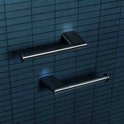 Porta rotolo Destro in ottone cromato  Colombo Design collezione Mini Con fissaggio a tassello