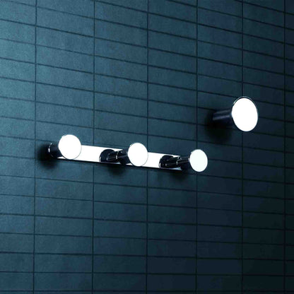 Appendino a tre ganci in ottone cromato Colombo Design collezione Mini Con fissaggio a tassello by CeramicStore | Lo specialista del tuo bagno
