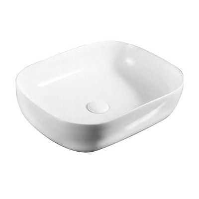 Lavabo da appoggio la48 cm 49 x 39 5 bianco