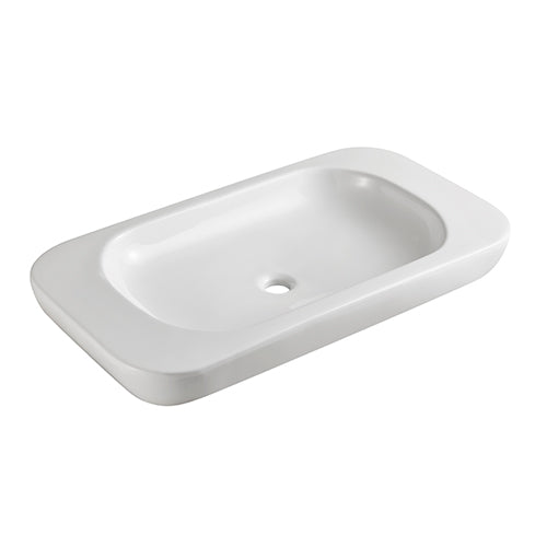 Lavabo da appoggio mod. la68 cm 81 x 46 5 bianco