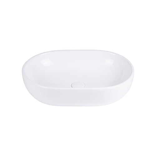 Lavabo da appoggio mod. la 69 cm 59x41 bianco