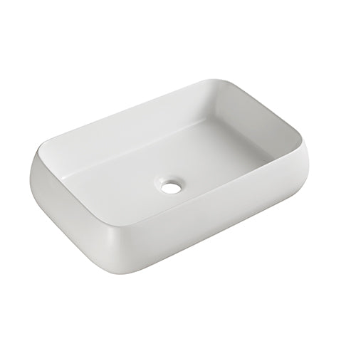 Lavabo da appoggio mod. la73 cm 60 x 40 bianco