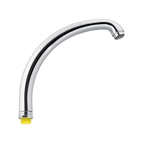 Canna per lavello similfusa lunga 20 cm cromo cm 20