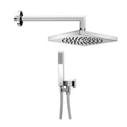 Composizione doccia Bossini con soffione quadrato 21X21, braccio doccia e kit duplex by CeramicStore | Lo specialista del tuo bagno