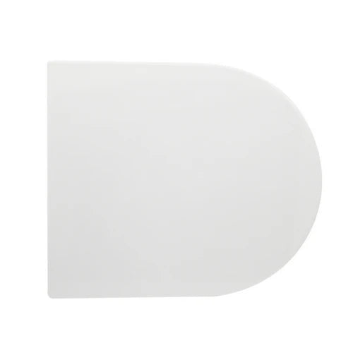Sedile wc termoindurente mod. td9 forma 7 bianco soft-close