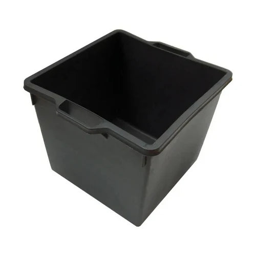 Cassa macerie quadrata in pp nero lt.40 mm 400x400x330