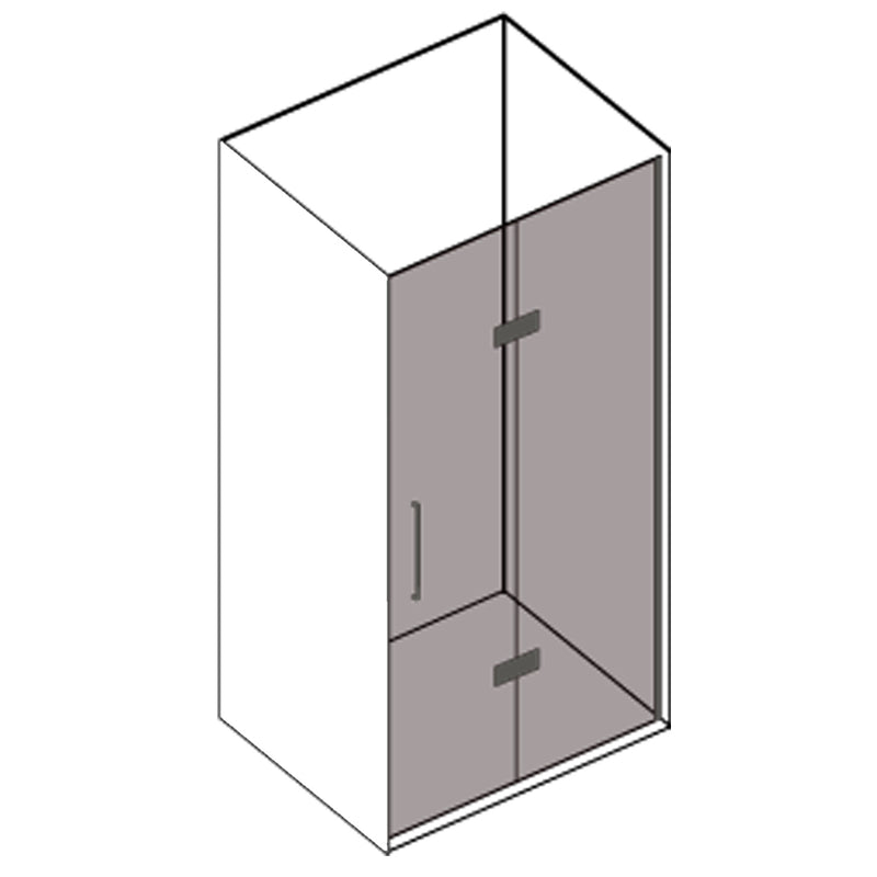 Porta doccia a soffietto apertura destra cm 80 modello Beauty in cristallo temperato mm 8 by CeramicStore | Lo specialista del tuo bagno