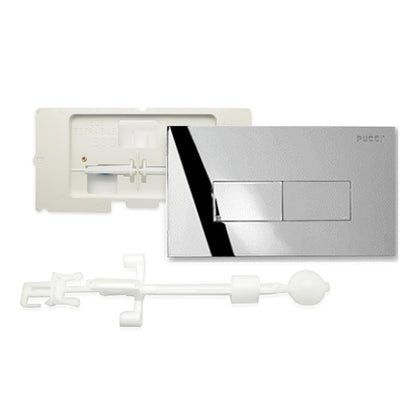 Kit rinnova da cassetta Pucci Sara in cassetta Pucci Eco con placca cromata by CeramicStore | Lo specialista del tuo bagno
