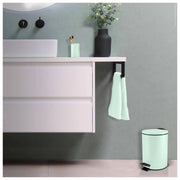 Pattumiera a pedale modello Adelar capienza 3 litri colore verde lucido opaco by CeramicStore | Lo specialista del tuo bagno