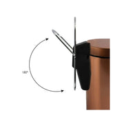 Pattumiera a pedale in metallo modello Hans capienza 3 litri colore effetto rame by CeramicStore | Lo specialista del tuo bagno