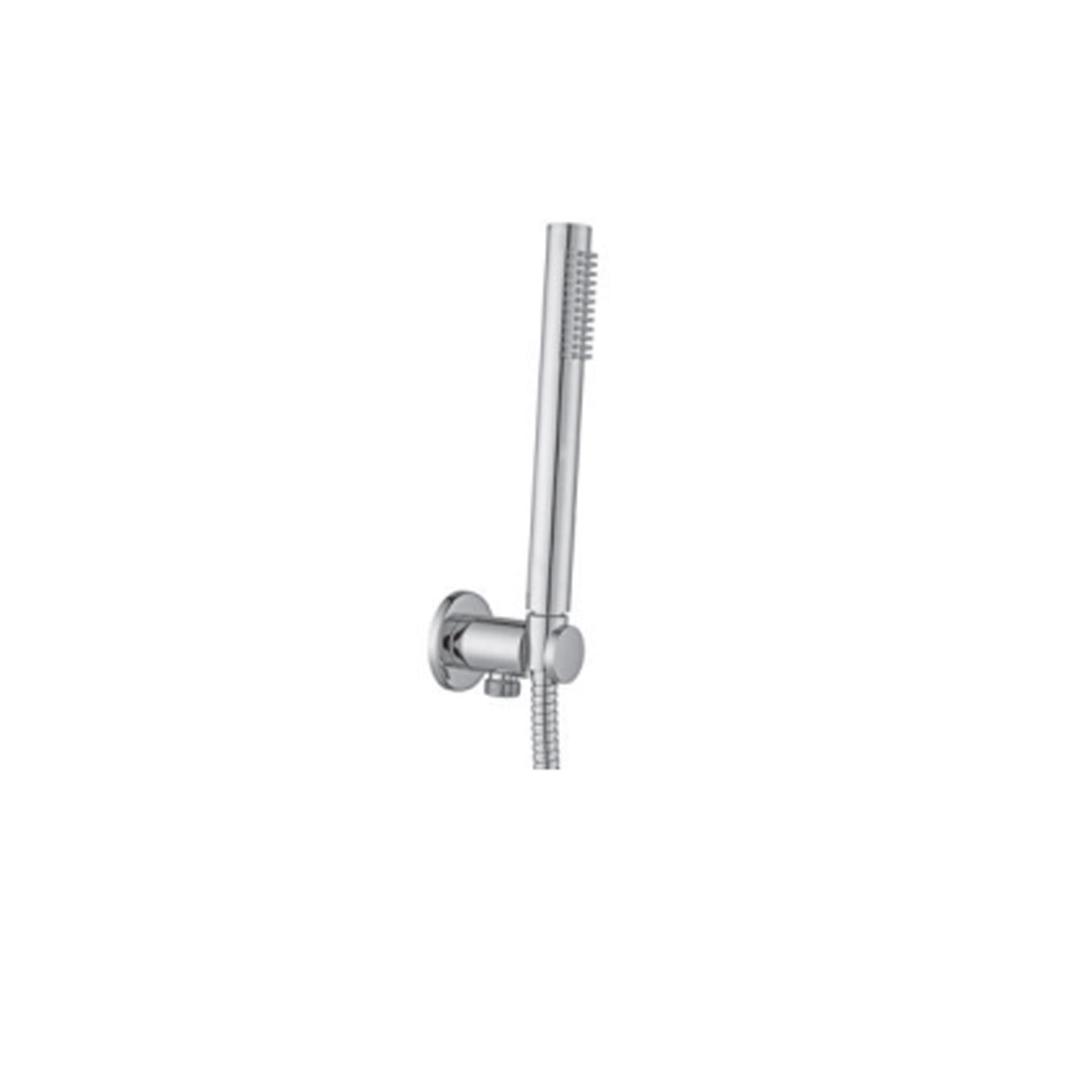 Set doccia duplex Paffoni modello Tondo con finitura cromata e flessibile in argento by CeramicStore | Lo specialista del tuo bagno