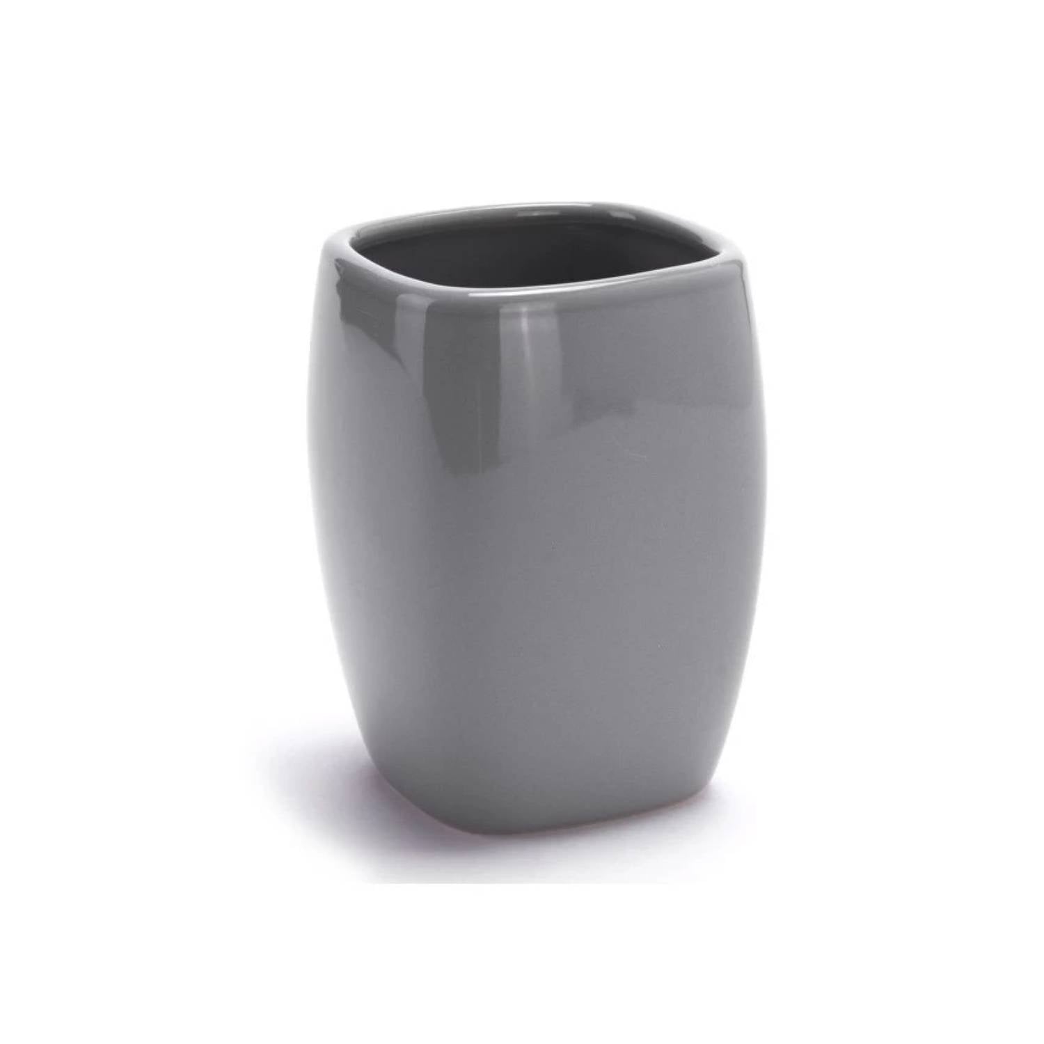 Set accessori da bagno 3 pezzi in ceramica modello classico colore grigio scuro by CeramicStore | Lo specialista del tuo bagno