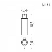 Porta Sapone Dispenser in ottone cromato Colombo Design collezione Mini Con fissaggio a tassello by CeramicStore | Lo specialista del tuo bagno