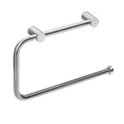 Porta asciugamani sospeso ad anello in acciaio inossidabile satinato della collezione 'Logic' by Cosmic cm 20 by CeramicStore | Lo specialista del tuo bagno