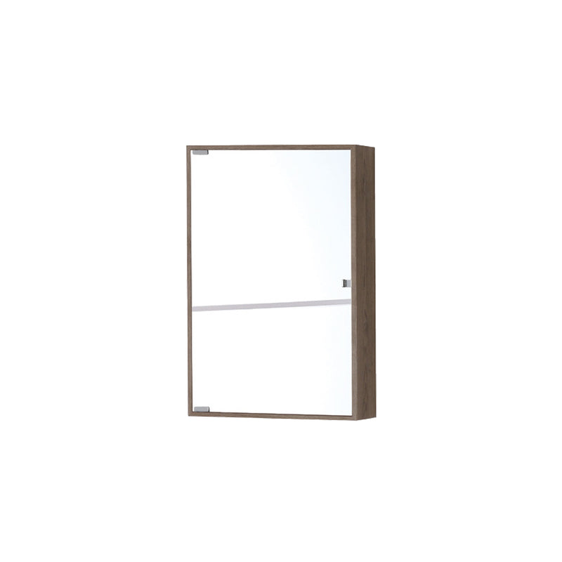 Specchiera contenitore un'anta Upside in nobilitato cm 45 Colore Castagno by CeramicStore | Lo specialista del tuo bagno
