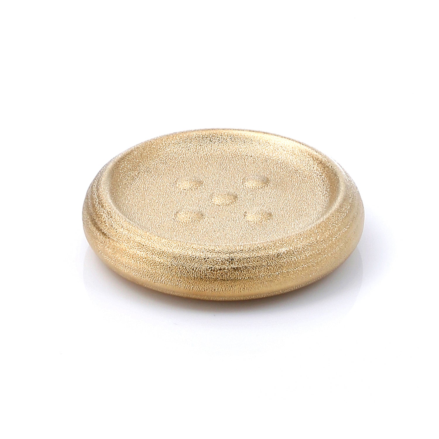 Portasapone da appoggio in ceramica Gedy modello Astrid - Oro