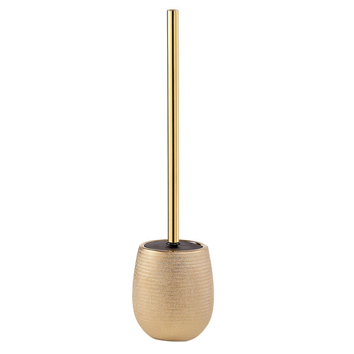 Scopino da appoggio in ceramica con ciuffo in setole Gedy modello Astrid - Oro by CeramicStore | Lo specialista del tuo bagno