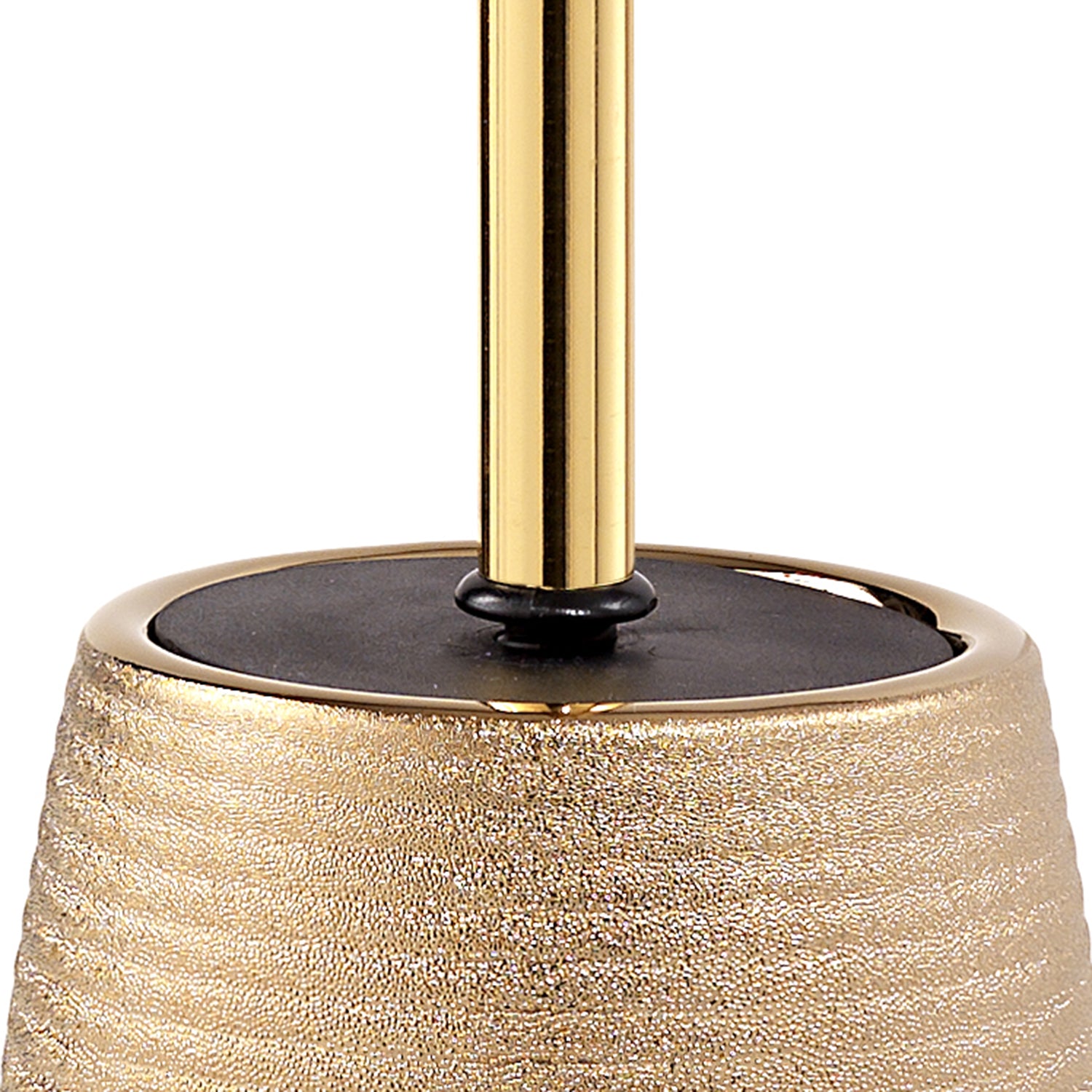 Scopino da appoggio in ceramica con ciuffo in setole Gedy modello Astrid - Oro by CeramicStore | Lo specialista del tuo bagno