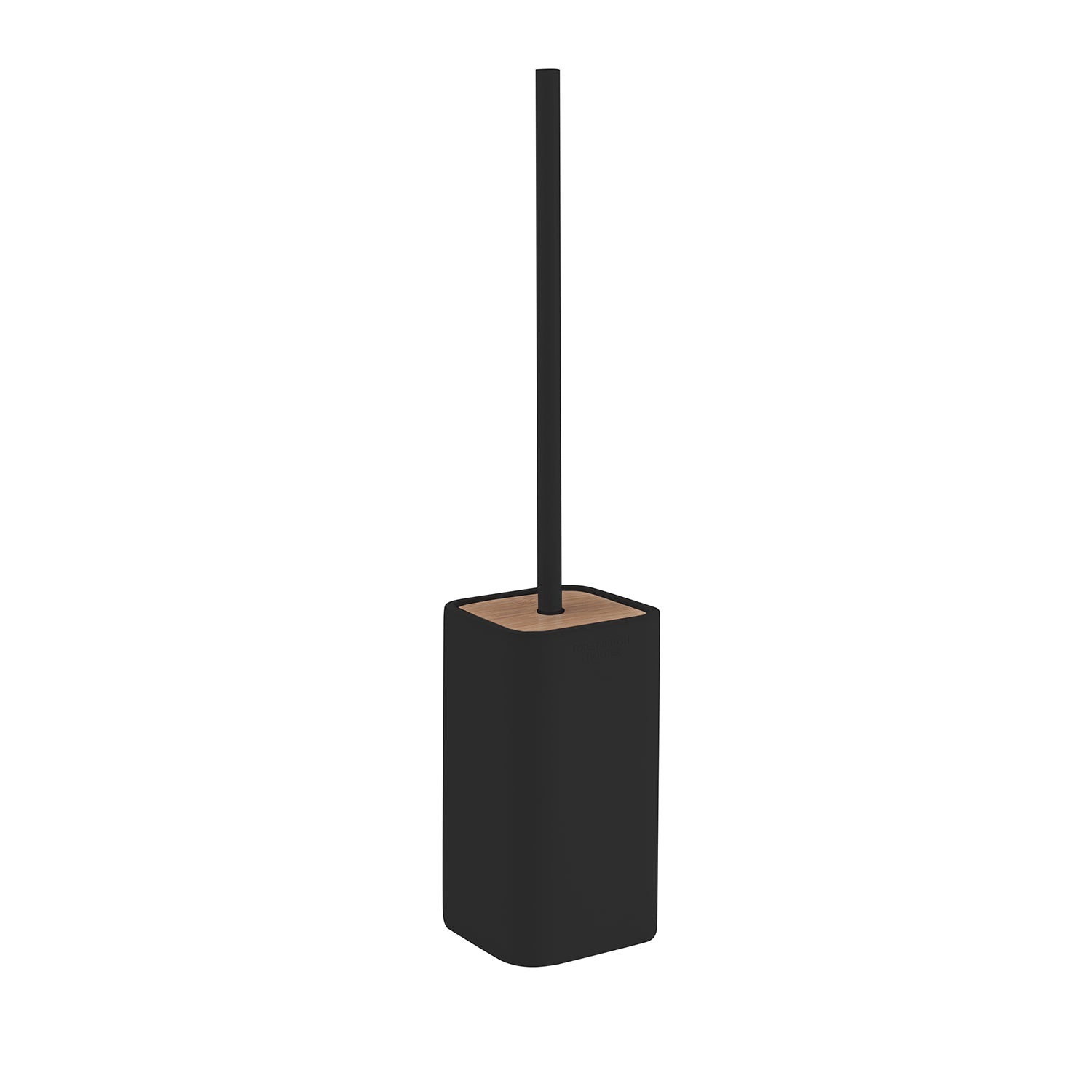 Scopino da appoggio con ciuffo in setole Gedy modello Ninfea - Nero Matt by CeramicStore | Lo specialista del tuo bagno