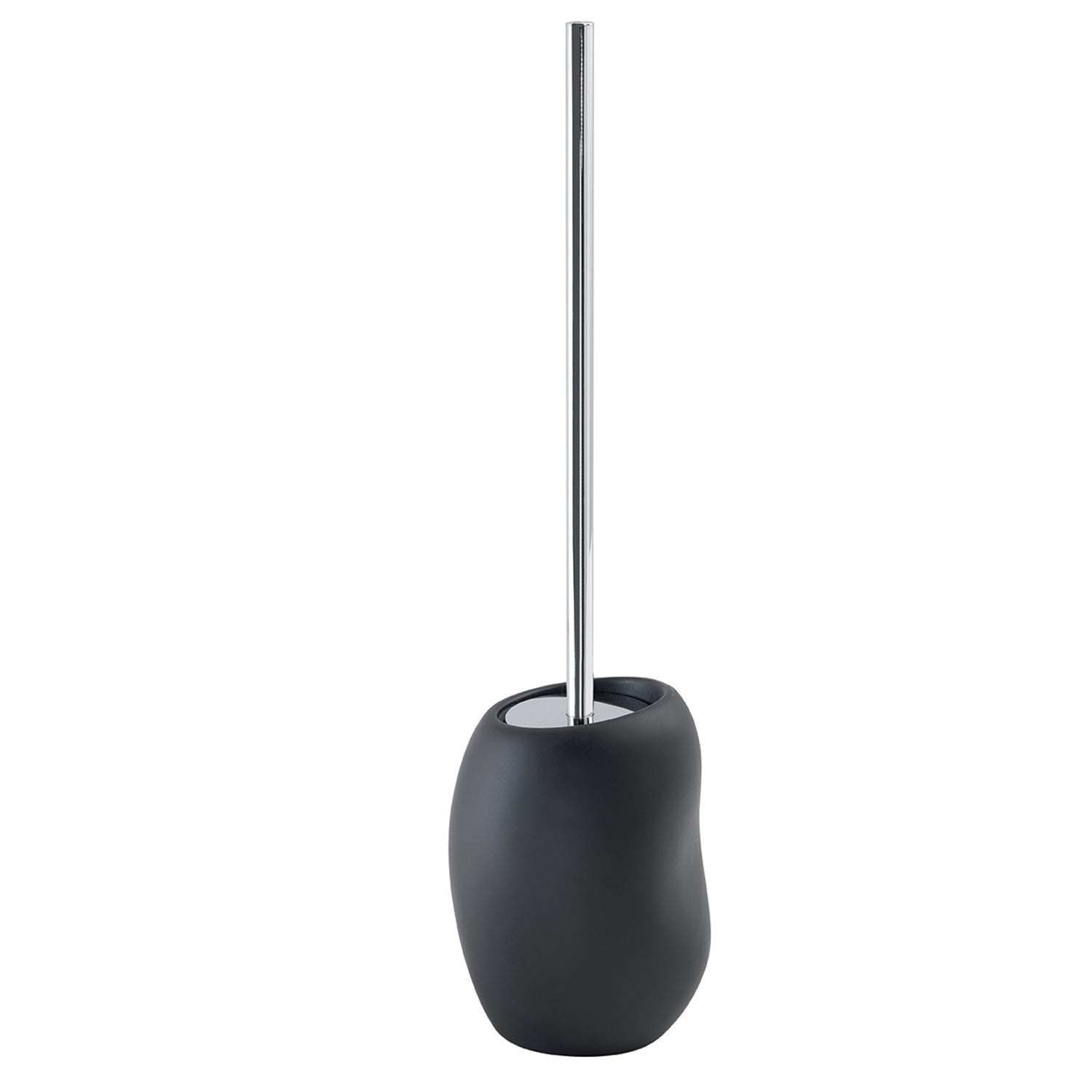 Scopino da appoggio con ciuffo in setole Gedy serie Iside - Nero Matt by CeramicStore | Lo specialista del tuo bagno