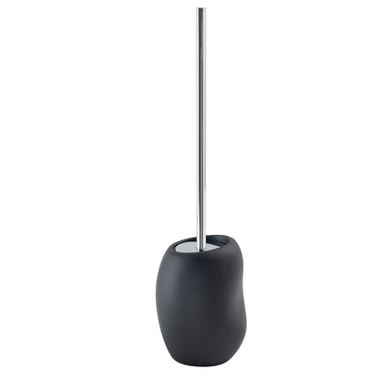 Scopino da appoggio con ciuffo in setole Gedy serie Iside - Nero Matt by CeramicStore | Lo specialista del tuo bagno