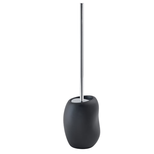 Scopino da appoggio con ciuffo in setole Gedy serie Iside - Nero Matt by CeramicStore | Lo specialista del tuo bagno